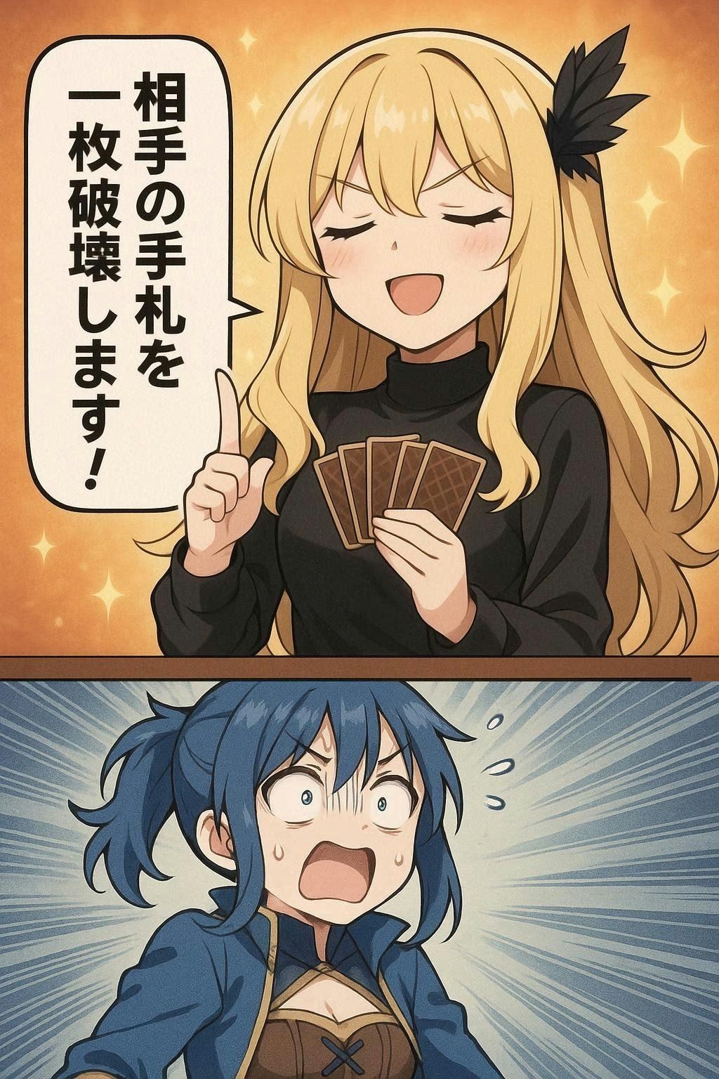 デッキから2枚ドロー！