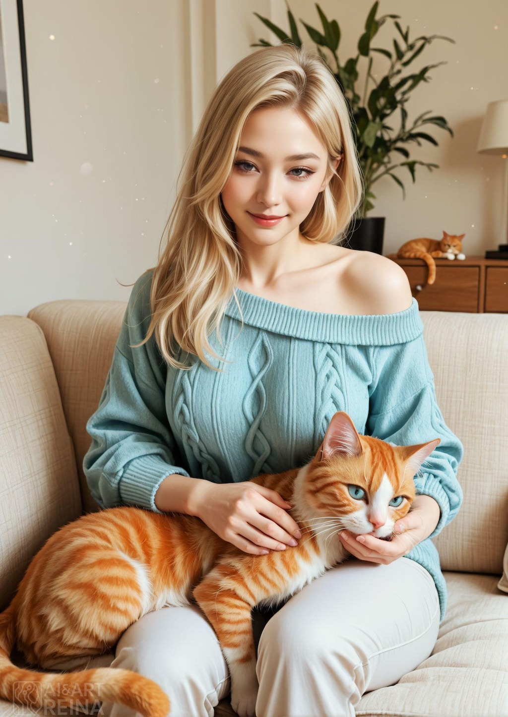 アリエル ソファ セーター 座り姿勢 第五三期