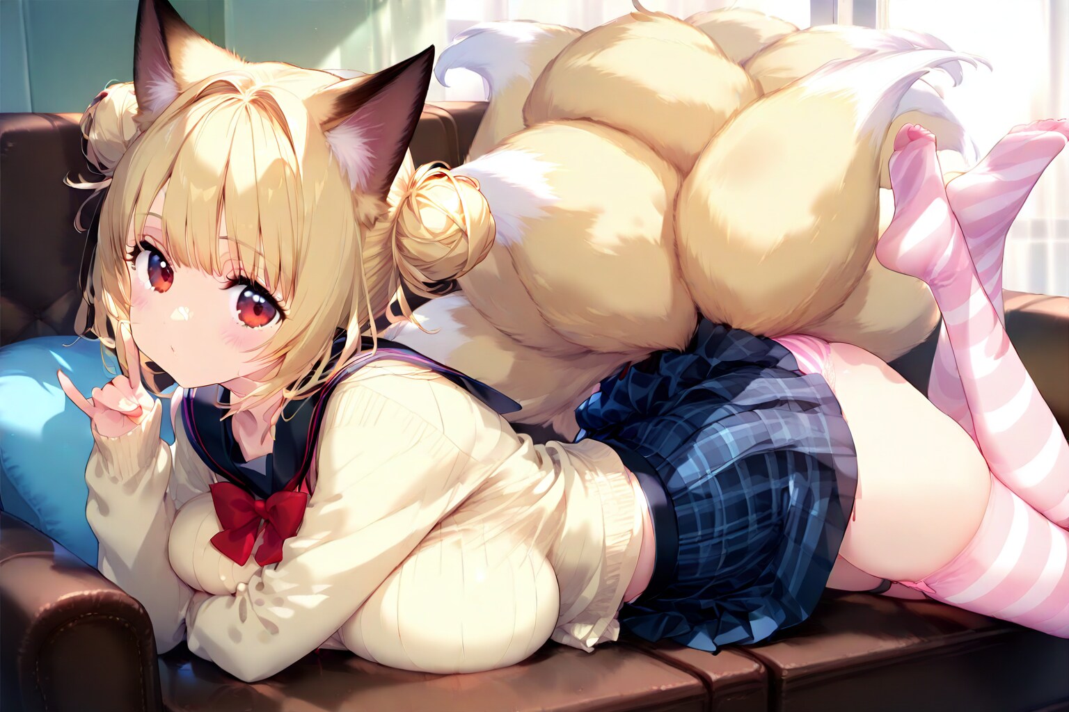 ソファーでひと休み