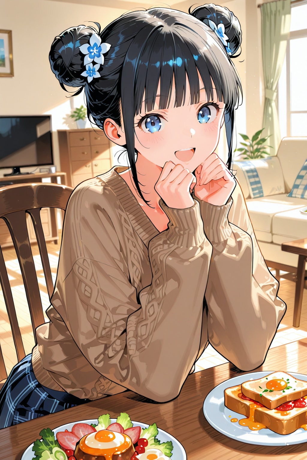 おだんごちゃん🍡✨と朝ごはん🍚✨　5/10