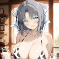 喫茶カグラ、スタッフの直搾りミルク 3枚目