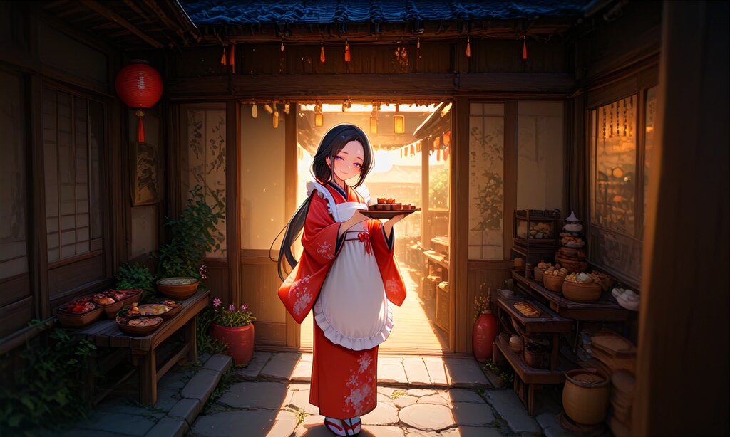 峠の茶屋の娘