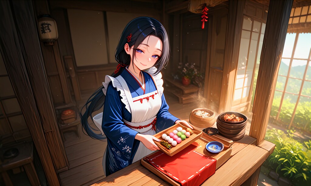 峠の茶屋の娘