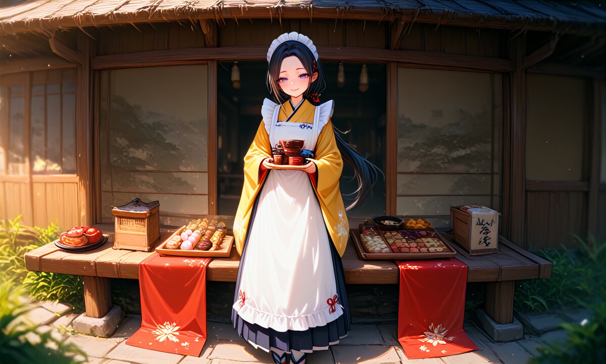 峠の茶屋の娘