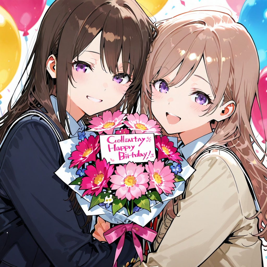 一人絵のつもりなのに、なぜかツーショットになることがある | の人気AIイラスト・グラビア