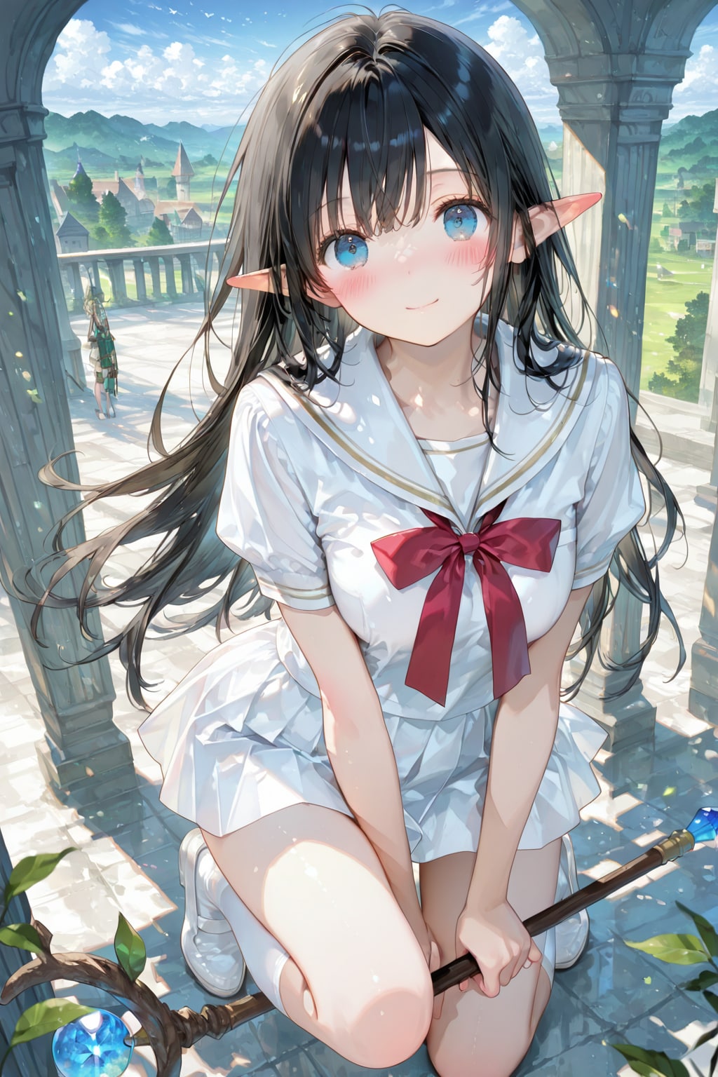 鈍感系主人公とエルフ先輩-1