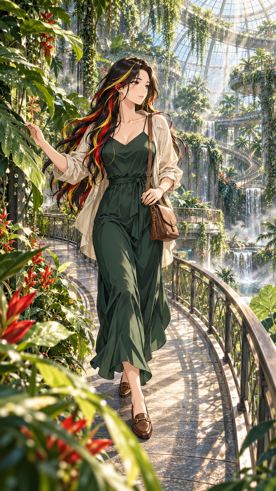 植物園とヤンキーちゃん | の人気AIイラスト・グラビア