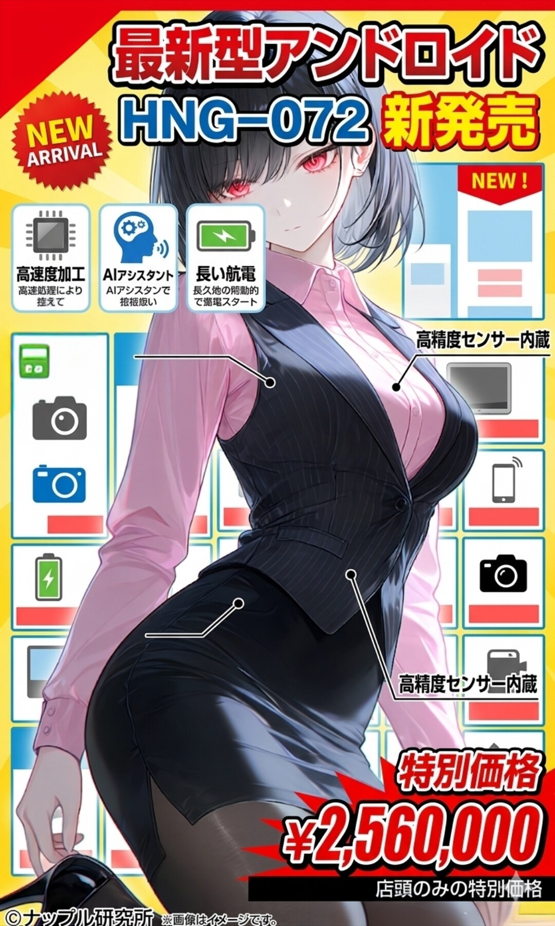 【うちの町】ナップル研究所：アンドロイドHNG−072