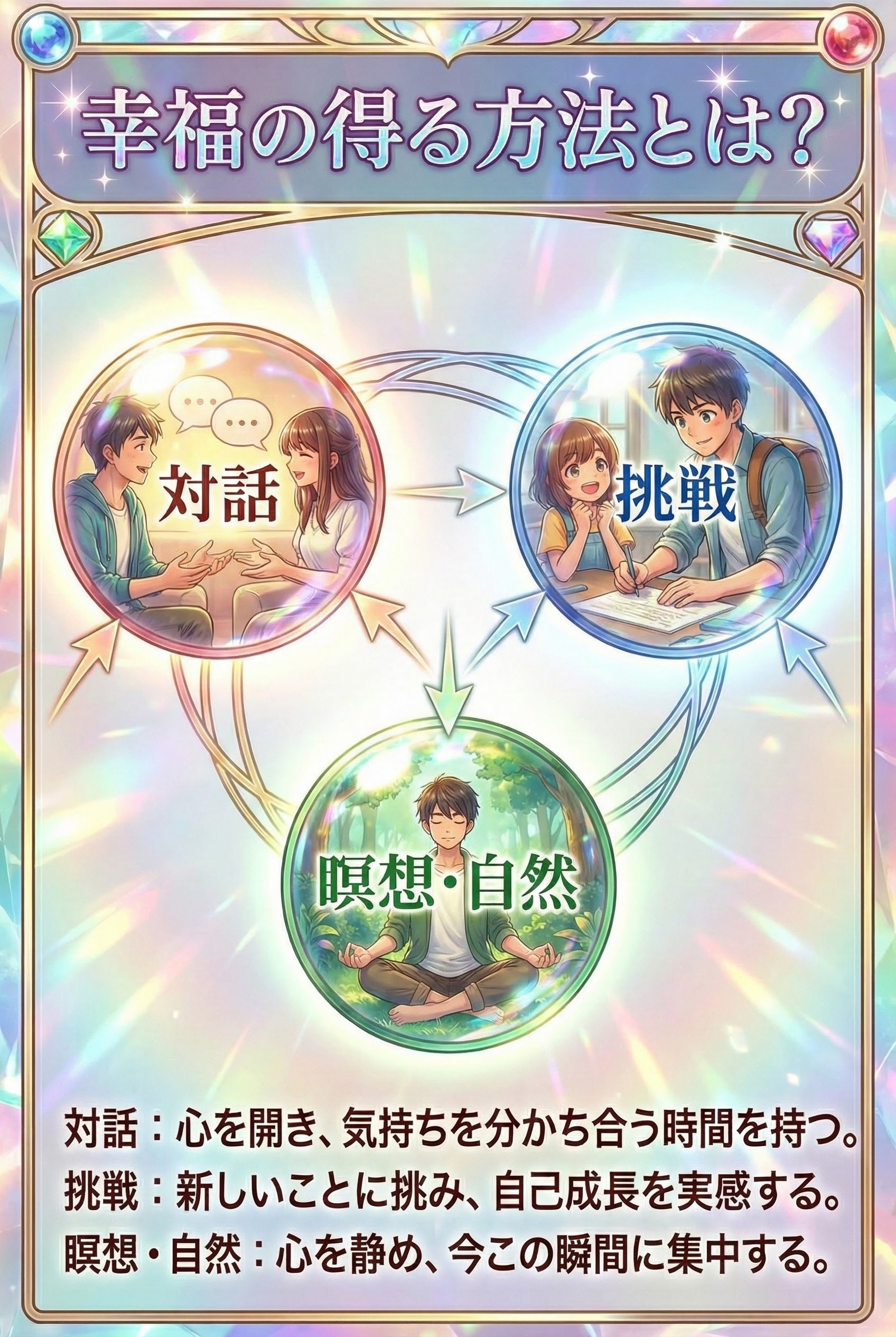 幸福を得る方法とは？ | の人気AIイラスト・グラビア