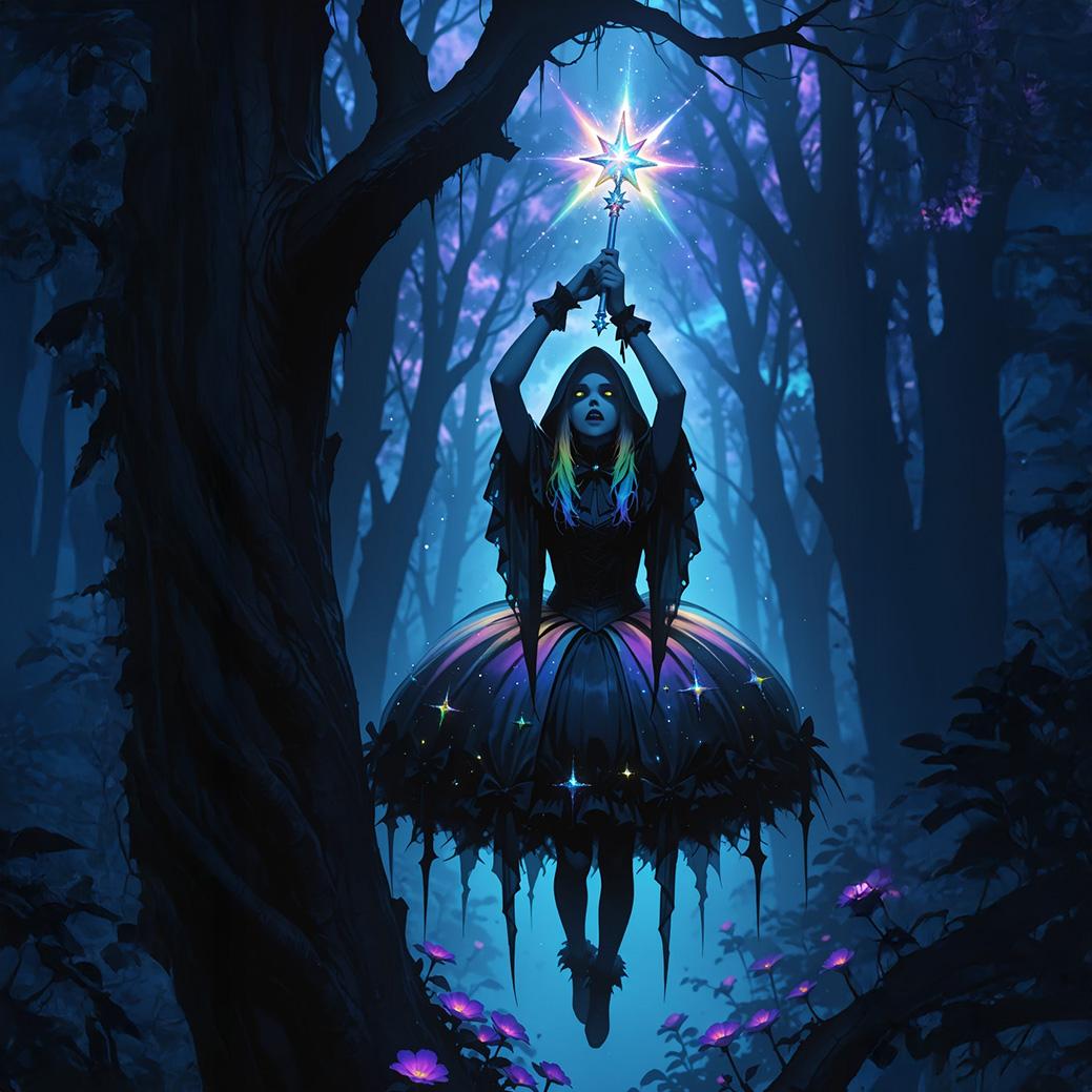 森の怪異さんにマジカルワンドを渡してみた③ | の人気AIイラスト・グラビア