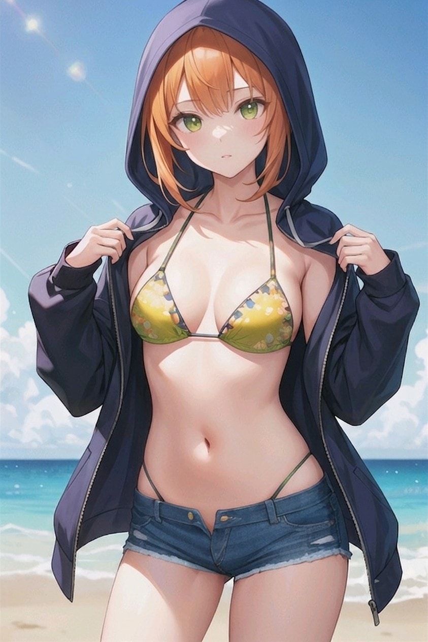 パーカー水着アキナ