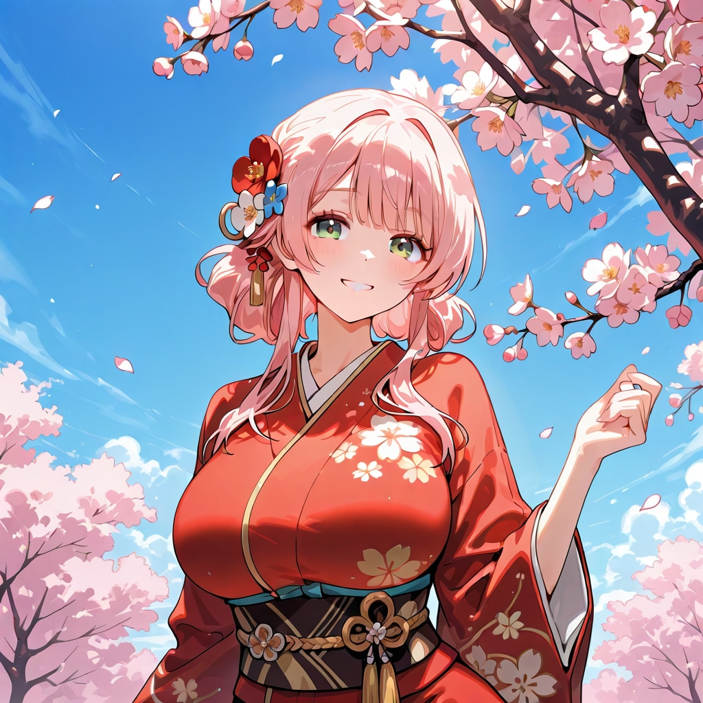 着物で参列 | の人気AIイラスト・グラビア