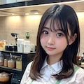 カフェの店員さん。 2枚目