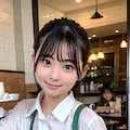 カフェの店員さん。 7枚目