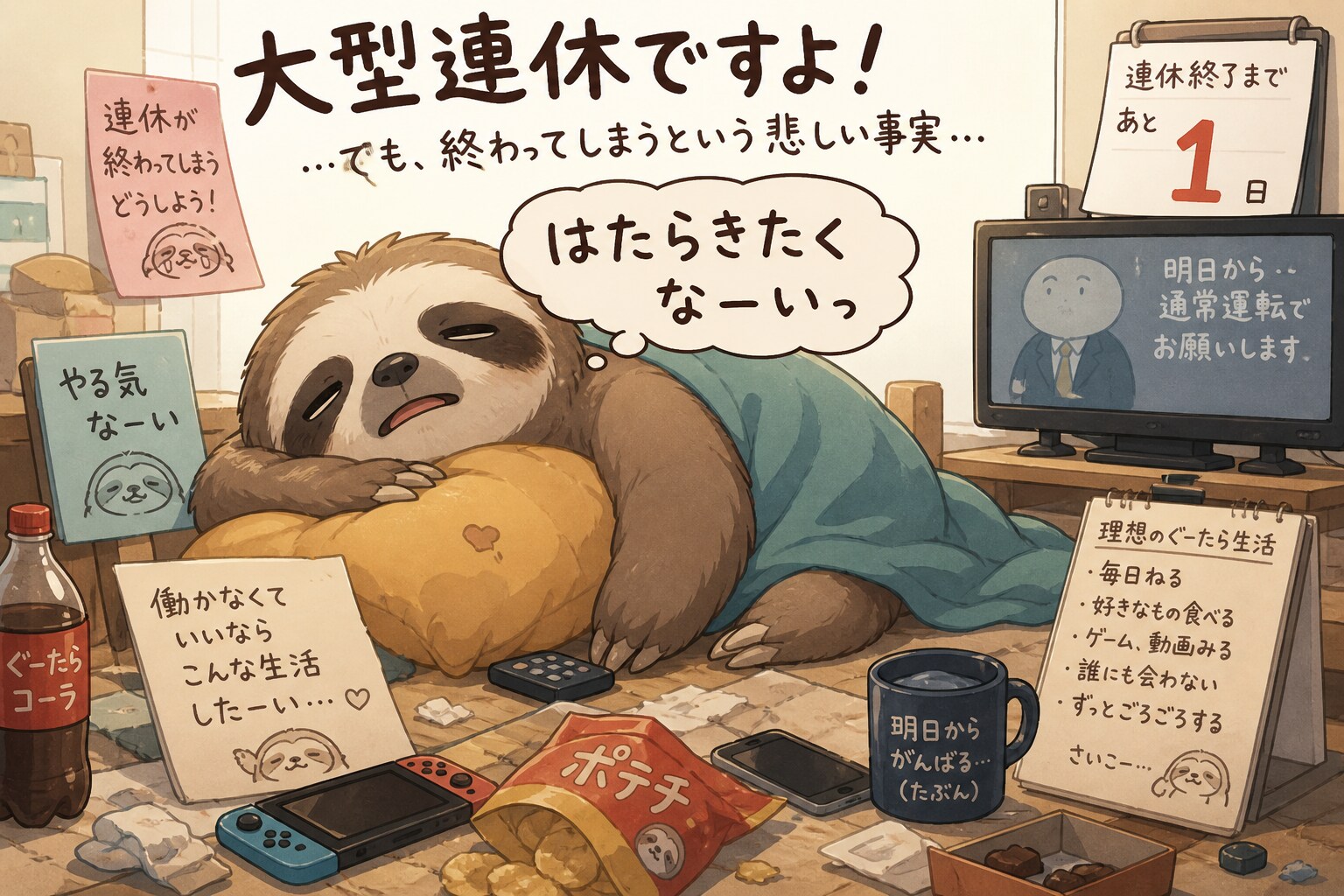 企画名 ：はたらきたくない２ | の人気AIイラスト・グラビア