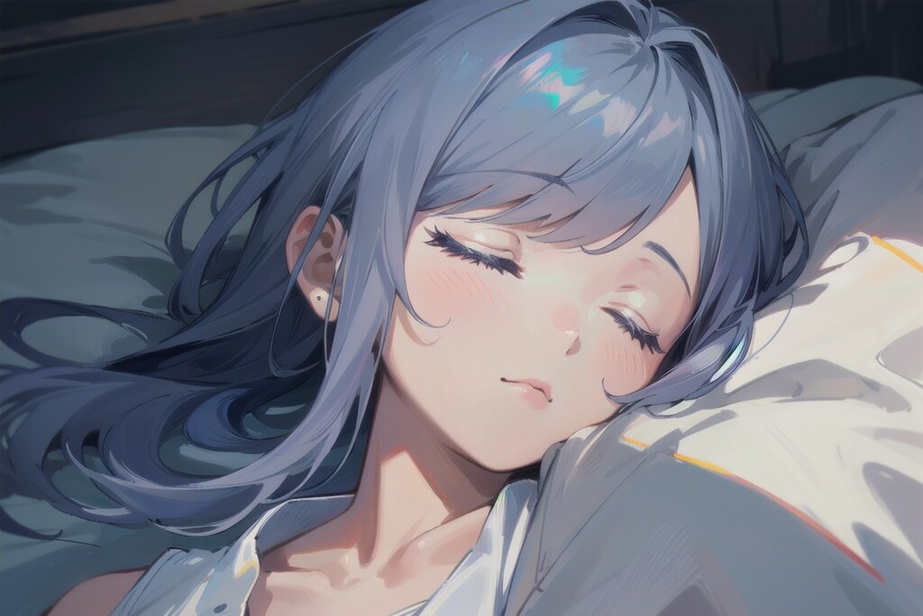 寝顔