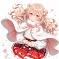 ふわふわネックケープセットアップのさとみん 8枚目