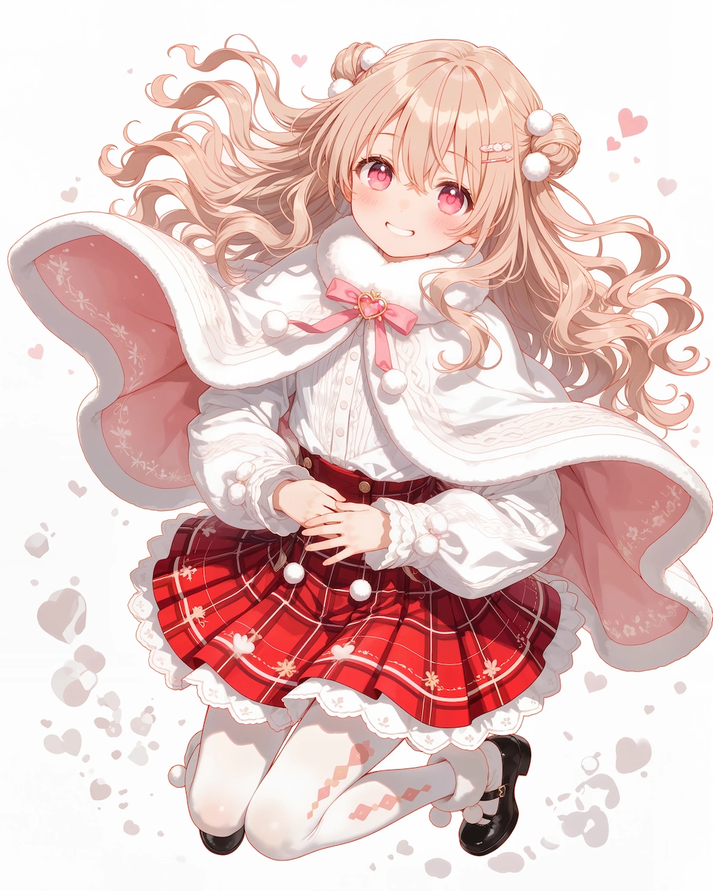 ふわふわネックケープセットアップのさとみん