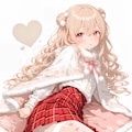 ふわふわネックケープセットアップのさとみん 5枚目