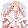 ふわふわネックケープセットアップのさとみん 6枚目