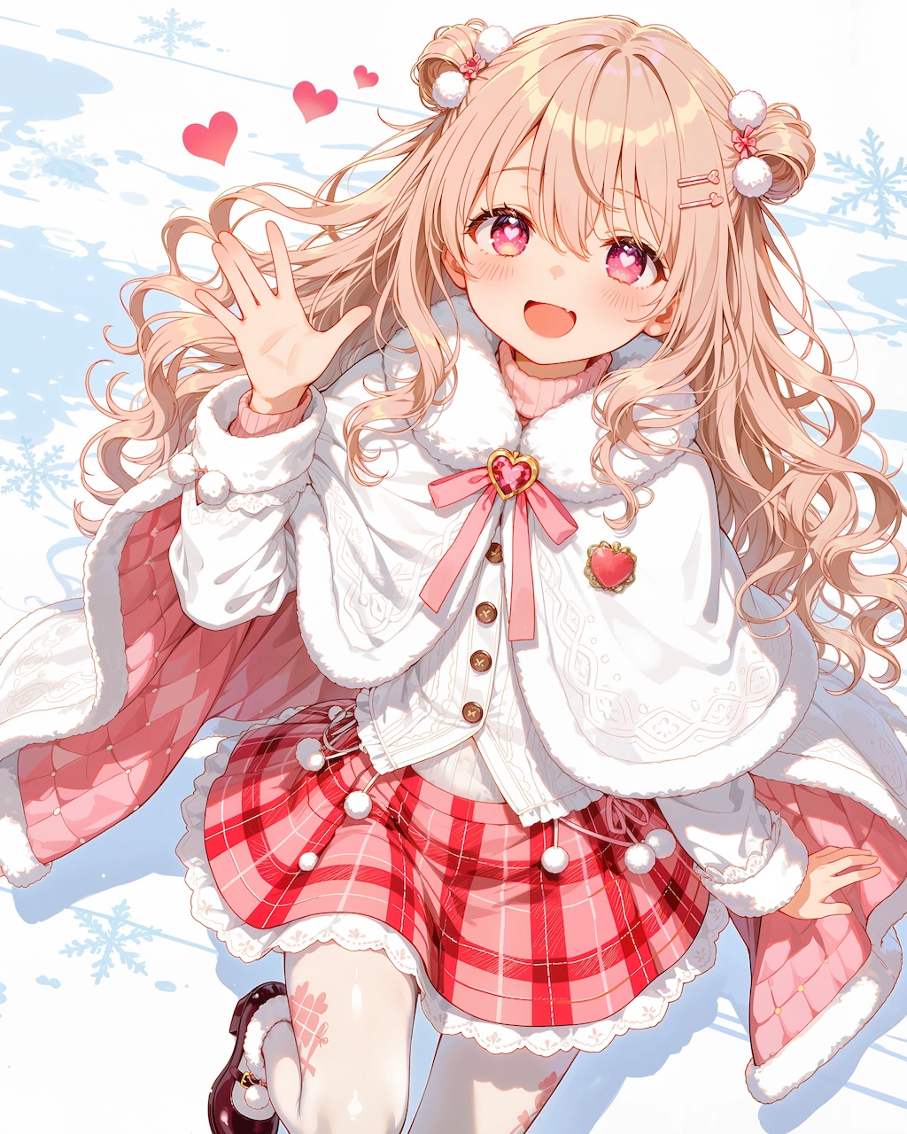 ふわふわネックケープセットアップのさとみん