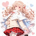 ふわふわネックケープセットアップのさとみん 9枚目
