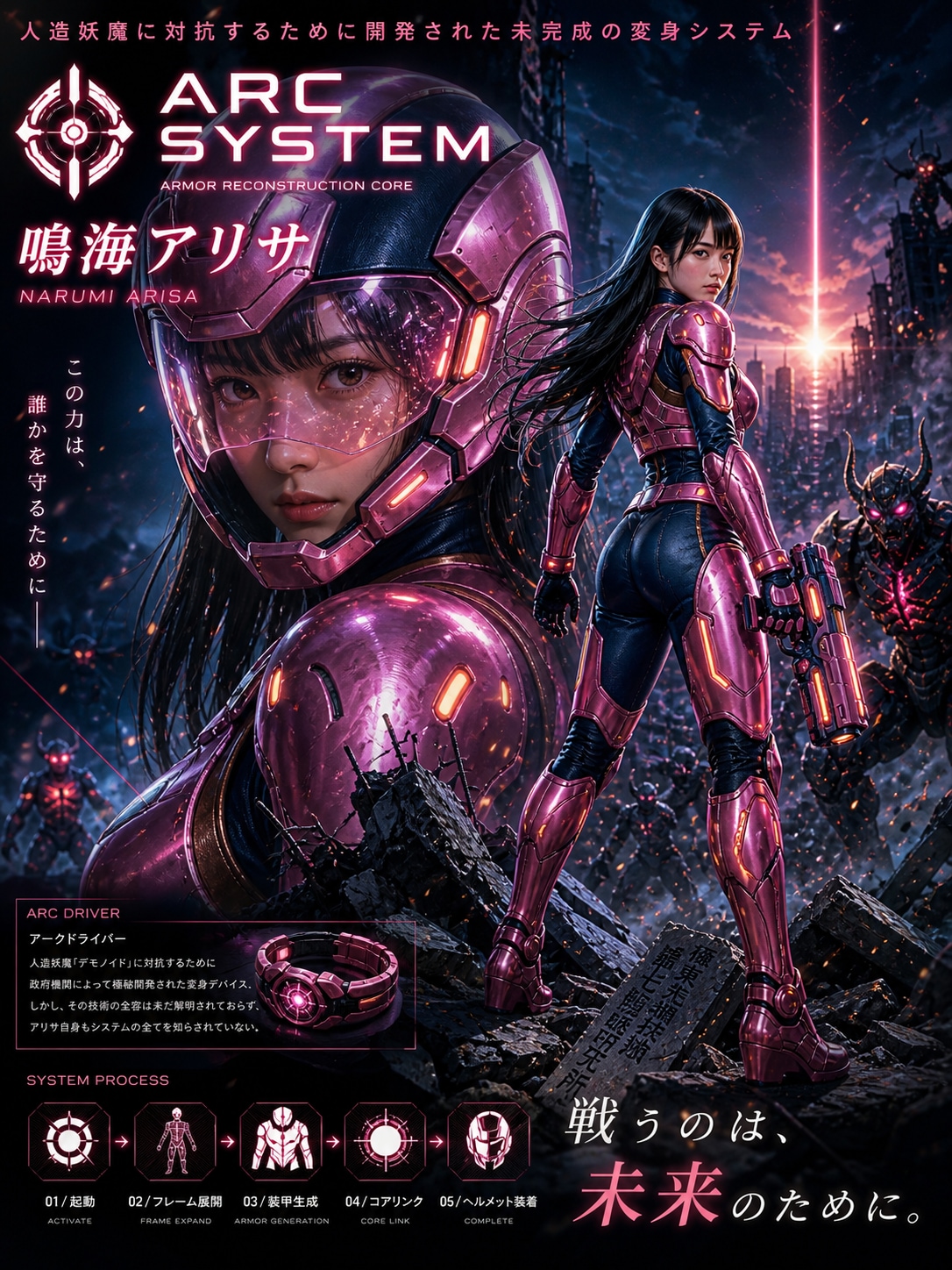 メタル系ヒロイン　プロモーション画像 | の人気AIイラスト・グラビア