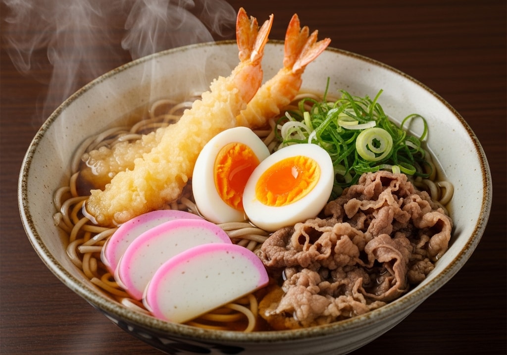 摩訶不思議食堂の盛り合わせ蕎麦