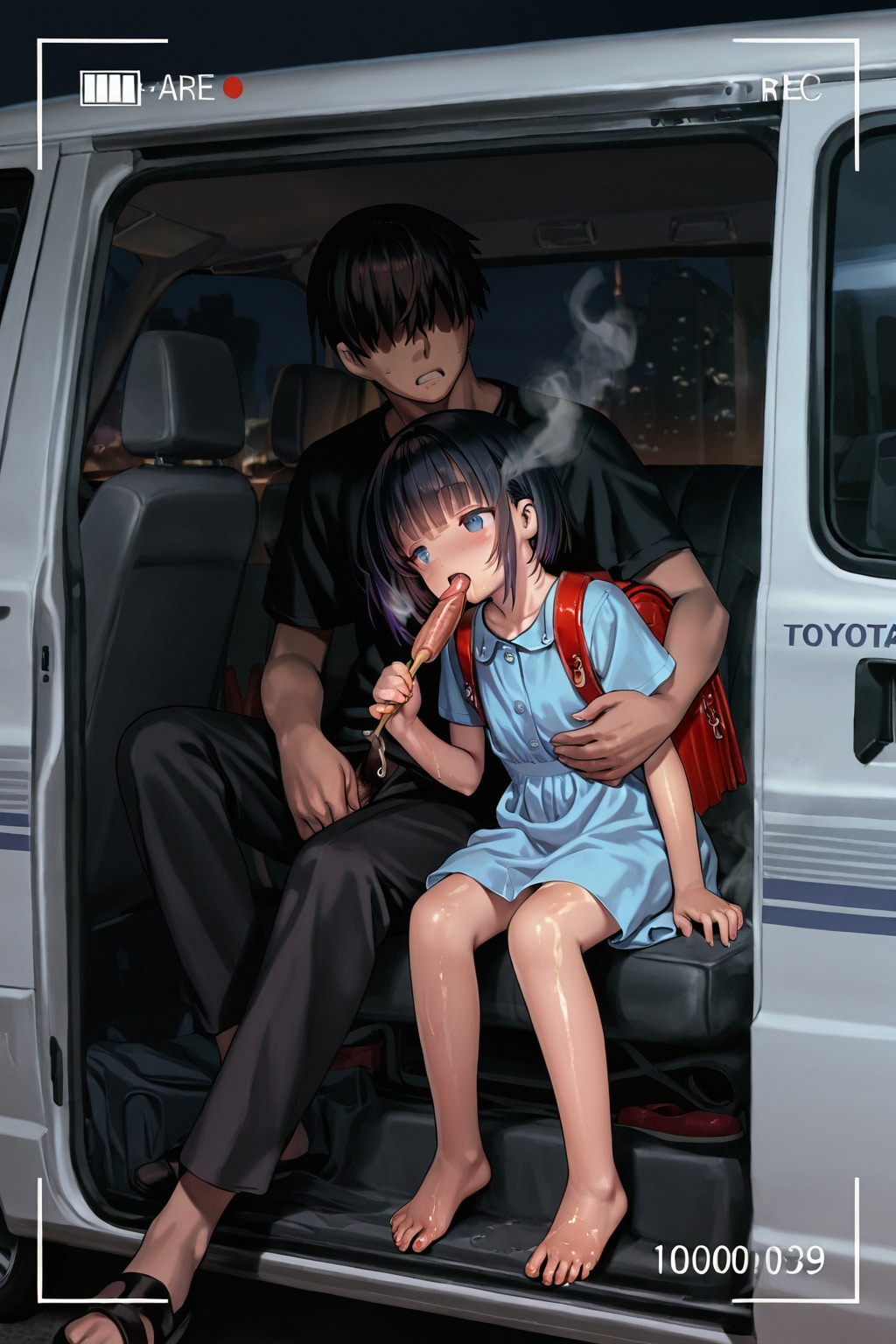 車内を汚さないか気が気じゃない