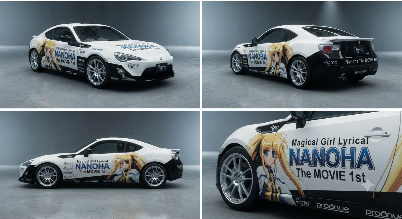 フェイトテスタロッサ痛車GT86 | の人気AIイラスト・グラビア