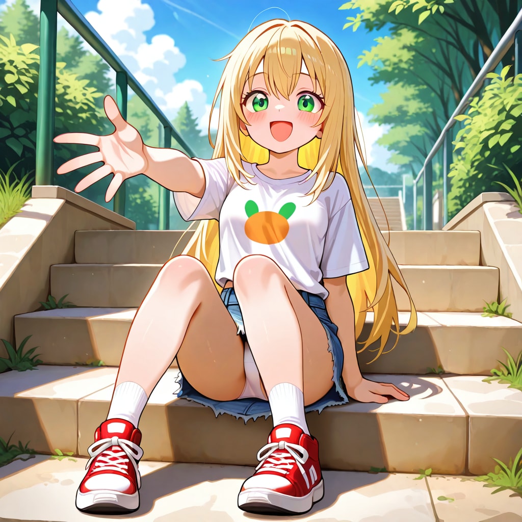 無防備な子は目のやり場に困る