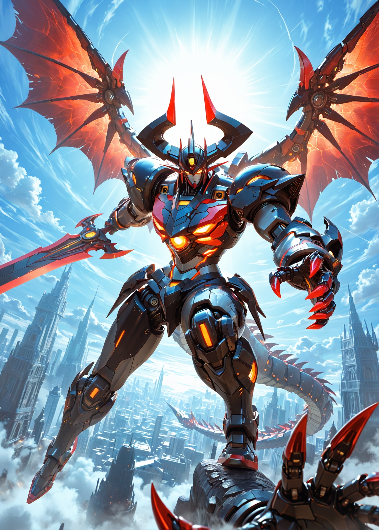 異世界勇者ロボ　ダークヒーロー風味 | の人気AIイラスト・グラビア