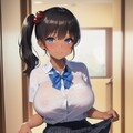 黒髪サイド爆乳ちゃん3 4枚目