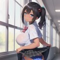 黒髪サイド爆乳ちゃん3 8枚目