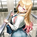 その着せ替え人形はコスプレ衣装をデパートに買いにいく。 2枚目