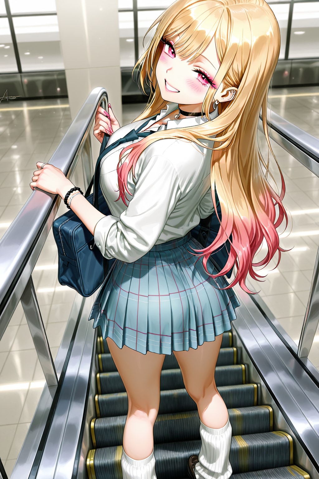 その着せ替え人形はコスプレ衣装をデパートに買いにいく。