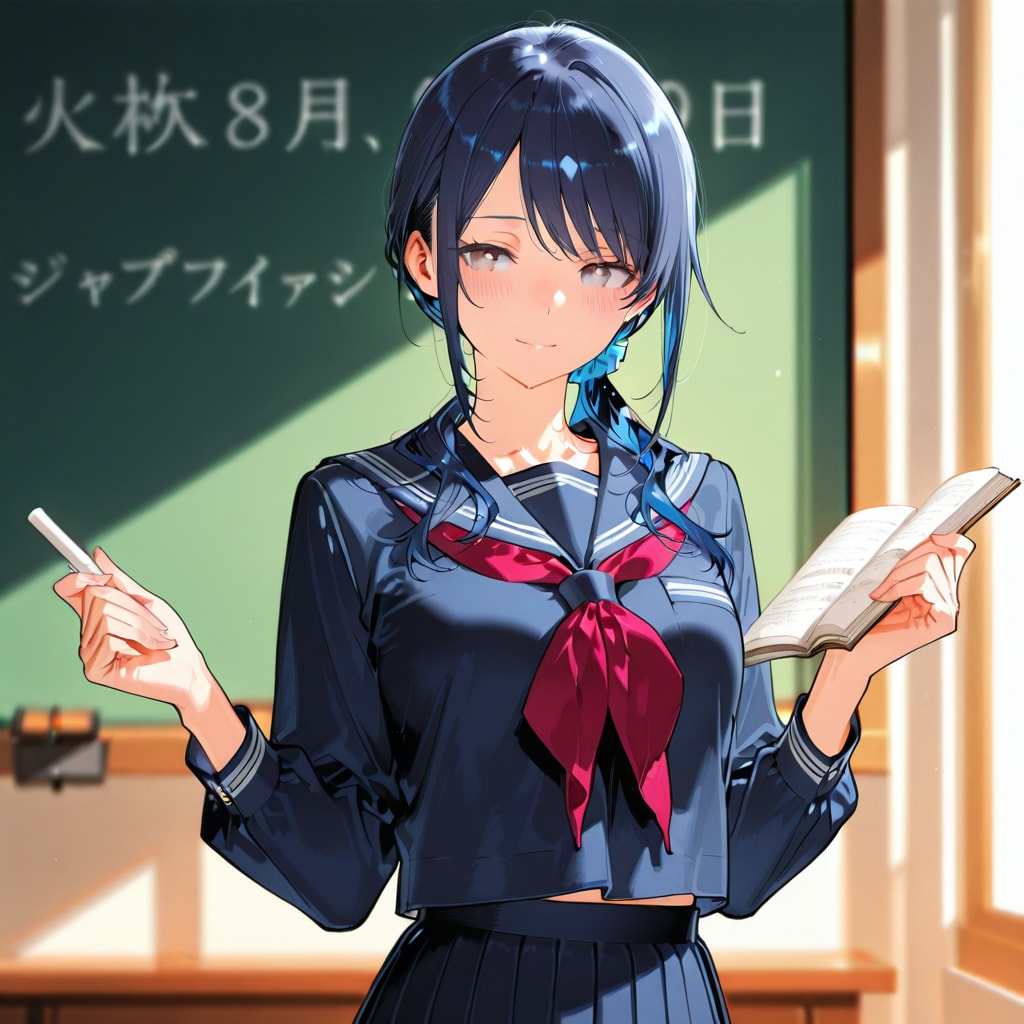 教壇に立つ七瀬　110