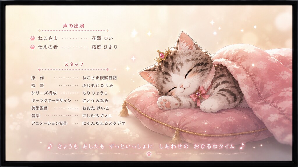 アニメ化決定（してくれたら嬉しい！）🐾