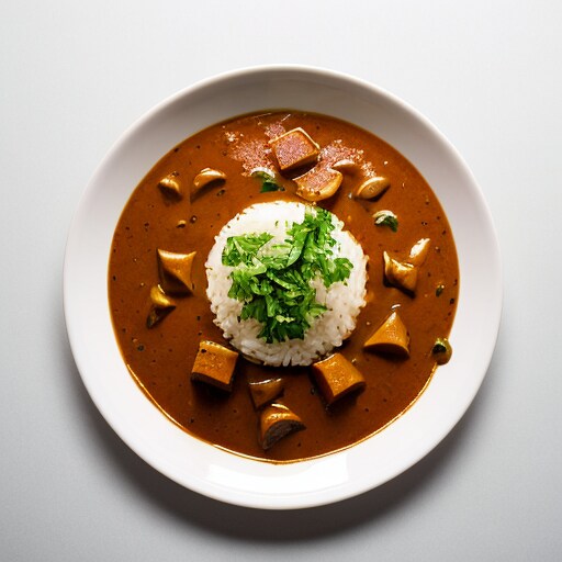 お洒落なカレーライス