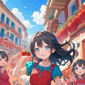 夏祭りといえばトマティーナ 2枚目