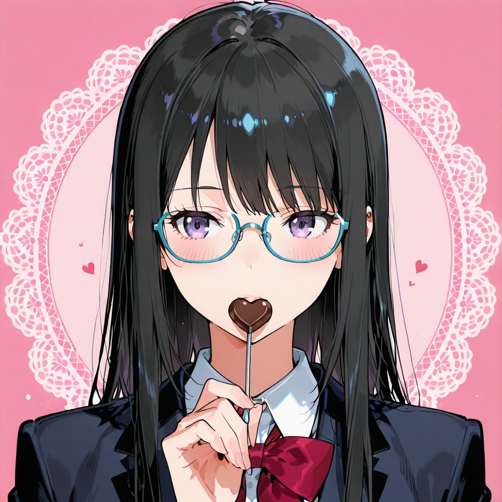 関節キス付きチョコ