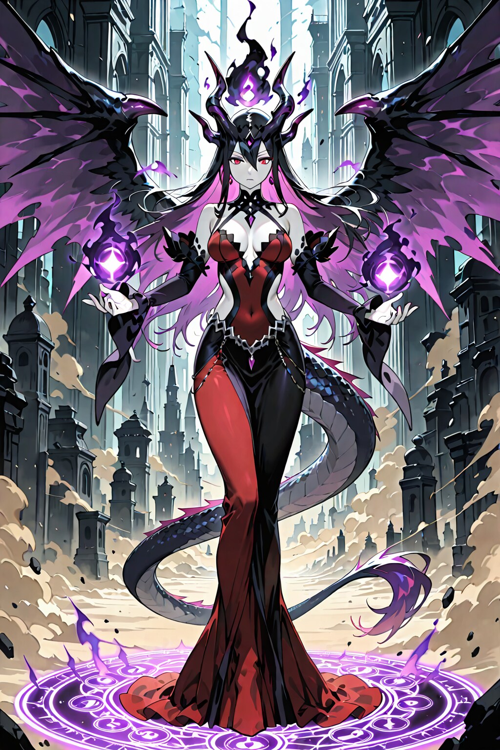 🐲 古代龍の魔法少女：アジ・ダハーカ（Azhidahaka / トリニ） 「千の呪式を解体し、真理を多重記述する者
