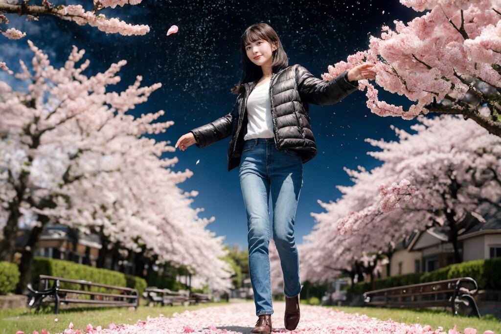 花見デート - 踊りだした