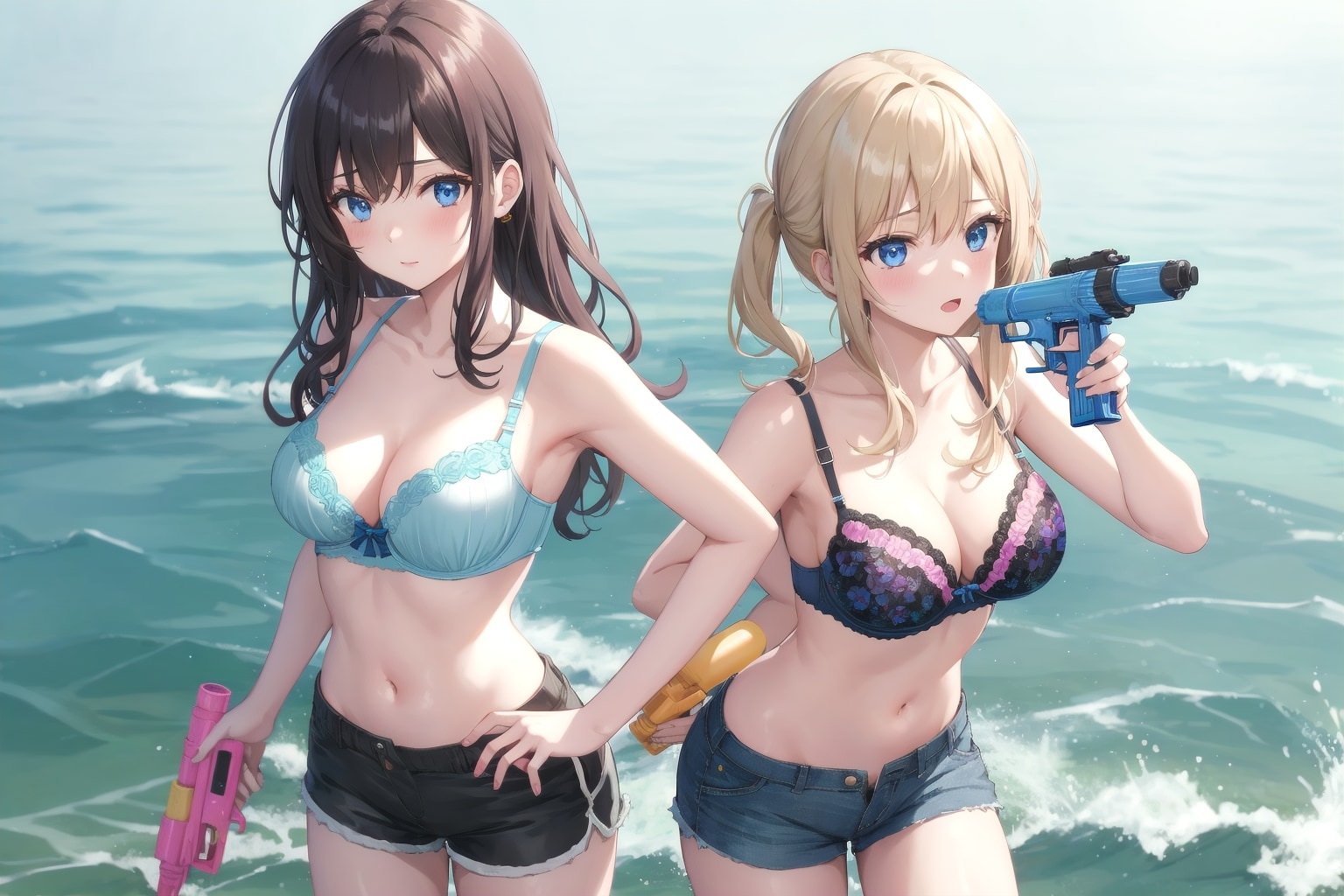 水遊び