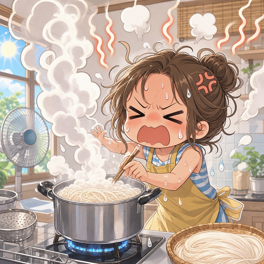 結局暑い