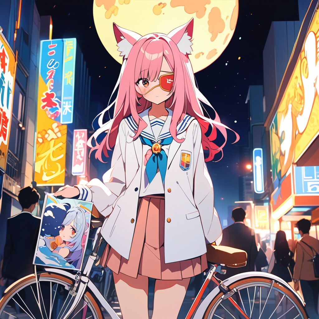 異世界狼耳少女かわいい系なのに間違ったファッションで外に出る