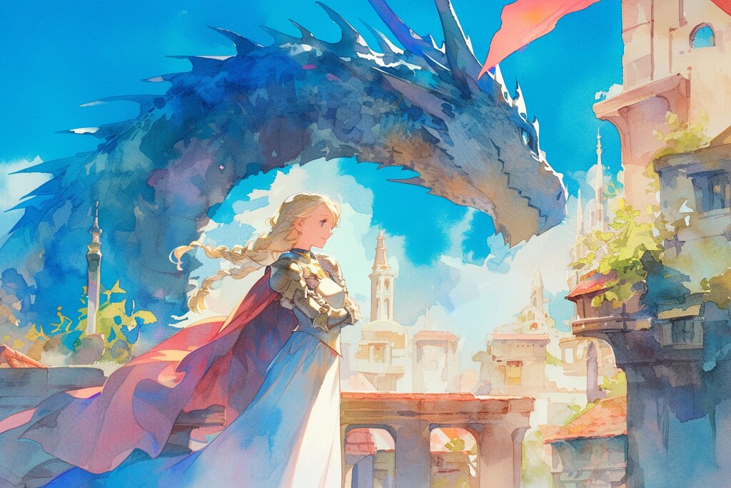 ドラゴンと少女（竜騎士）148