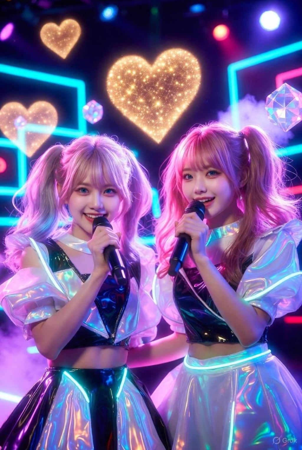 双子のアイドル