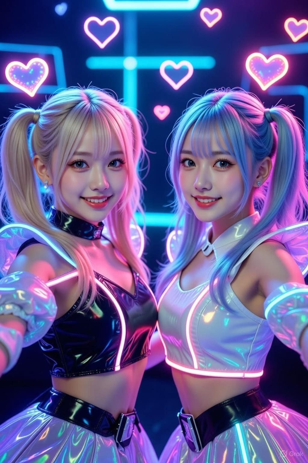 双子のアイドル