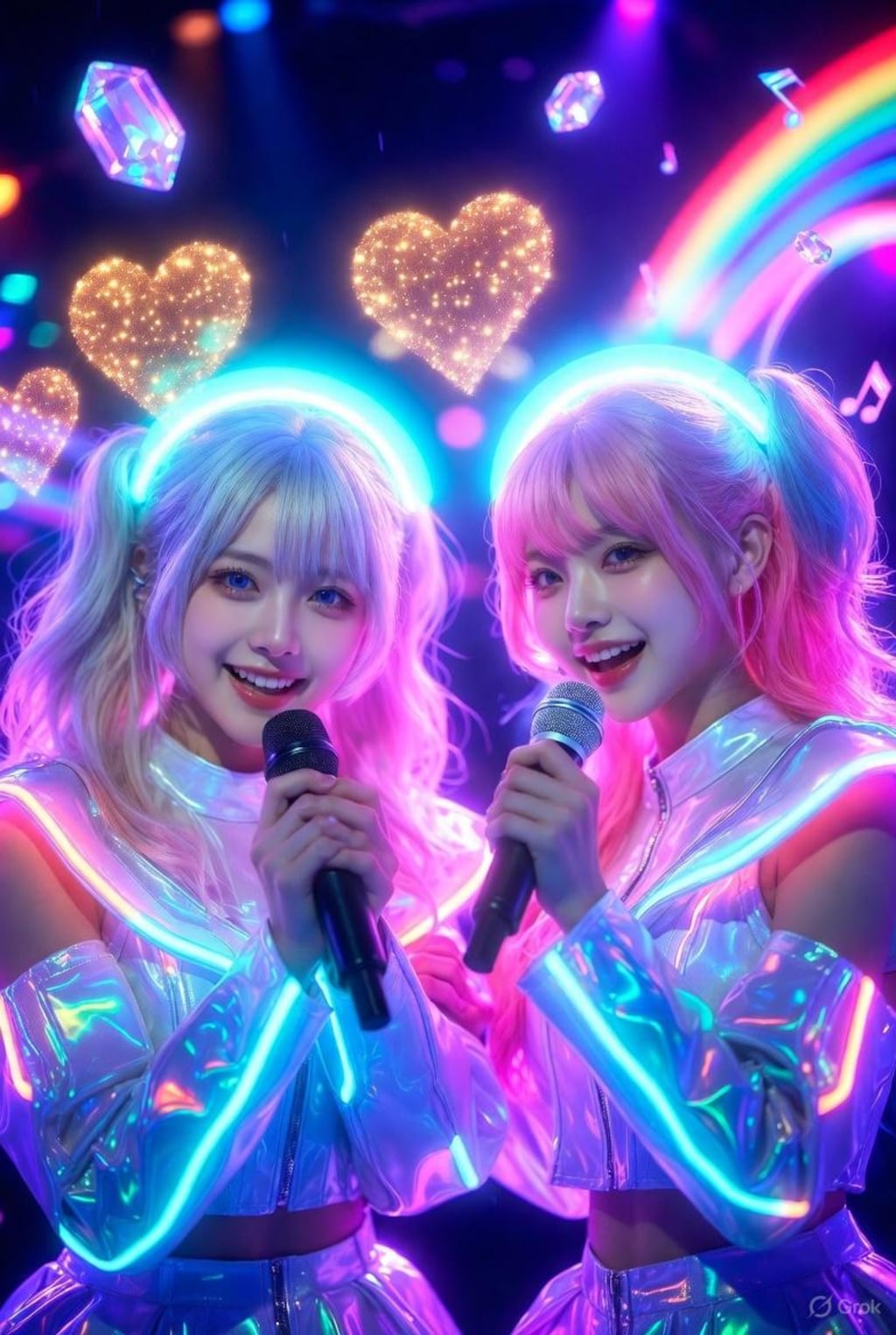 双子のアイドル